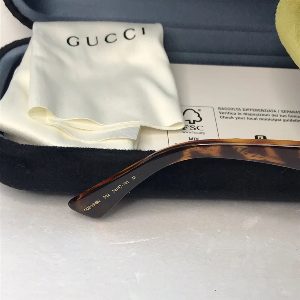 💯 Original Gucci Unisex GG0158SN 54mm Sunglasses Men